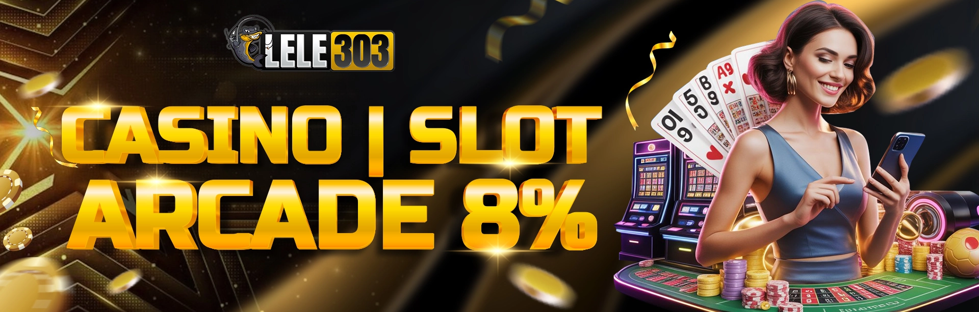 CASHBACK SLOT, ARCADE & CASINO 8%