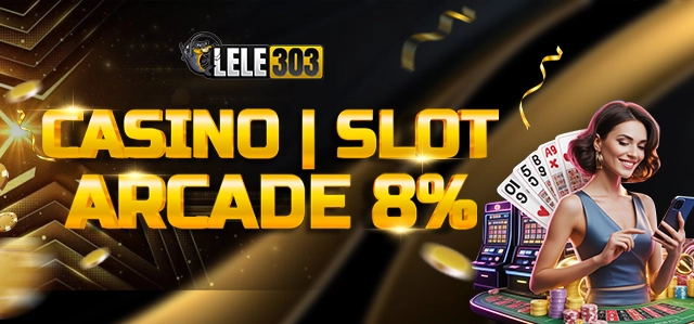 CASHBACK SLOT, ARCADE & CASINO 8%