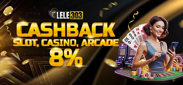 CASHBACK SLOT, ARCADE & CASINO 8%